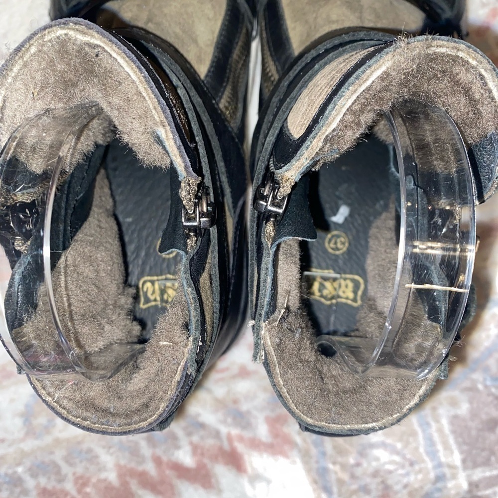 Ash Leather Buckle Sneakers - Picture 2 of 9